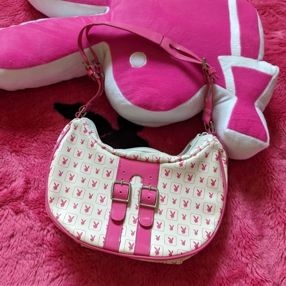 PLAYBOY Handbags - playboy pink monogram purse